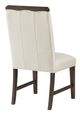 Homelegance® Clara Beige/Brown Side Chair-4