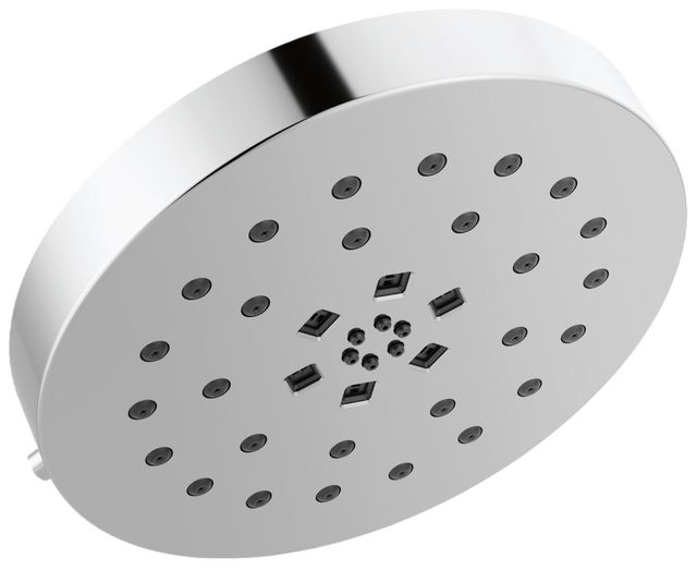 Delta Universal Showering Lumicoat® Chrome H2Okinetic® Shower Head with Ultrasoak®-0