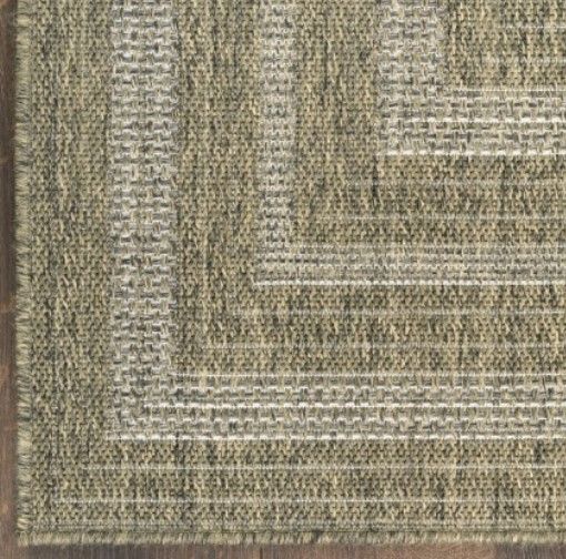 Nourison Home™ Tulum Olive 5'x7' Style 1 Area Rug-4