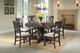 Elements International Stone Charcoal Round Dining Table-1