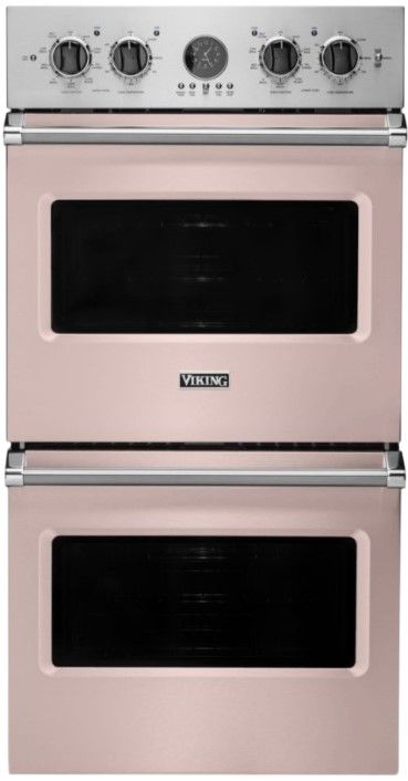 Viking® 5 Series 30" Blush Double Electric Premiere Oven-0