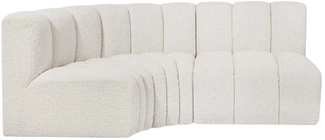 Meridian Furniture Arc 3-Piece Cream Modular Sectional-0