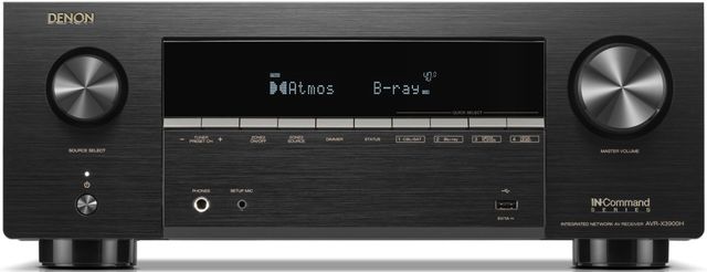 Denon® Black 9.4 Channel Home Theater Receiver Powered by HEOS™-0