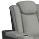 Elements International Lantana Charcoal/Rocky Cement Power Recliner-4