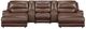 Signature Design by Ashley® Silverbrooke 5-Piece Canyon Power Reclining Left-Arm Facing Sectional and Chaise-0