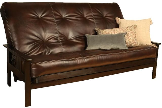 Kodiak Furniture Monterey Oregon Trail Java/Espresso Queen Futon with Mattress-0