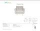 Van Gogh Designs Florence Willow Butter Fabric Chair-1
