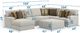 Jackson Furniture Tori 4-Piece Birch Left-Arm Facing Sectional with Ottoman-2