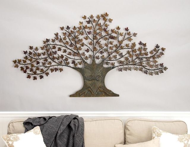 Deco Marche Brown 73" Tree Wall Decor-3