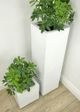 Le Present Squared White 39" Planter-3
