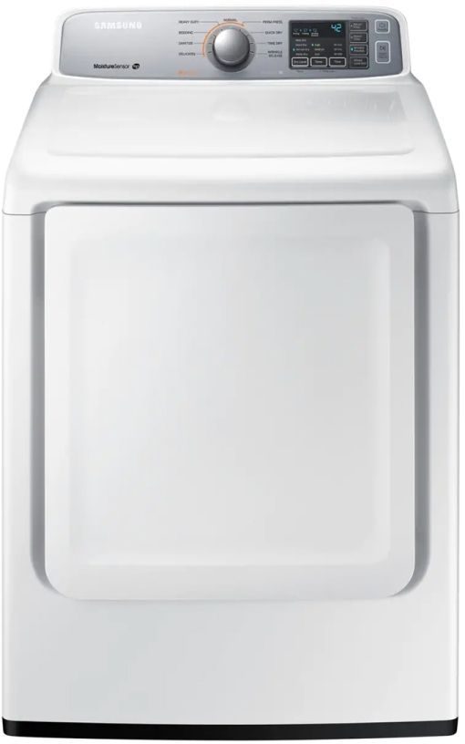 Samsung 7.4 Cu. Ft. White Electric Dryer-0