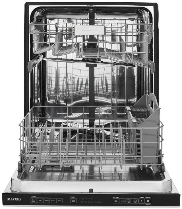 Maytag® 24" Fingerprint Resistant Stainless Steel Built In Dishwasher-3