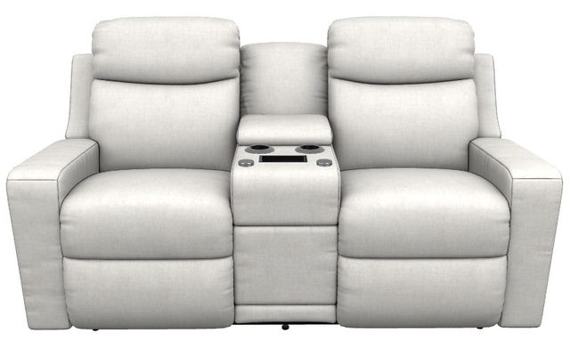 La-Z-Boy® Emmons Sand Power Reclining Loveseat with Console, Headrest, and Lumbar-1