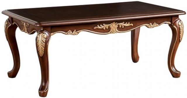Furniture of America® Cookshire Rich Tobacco Coffee Table-0