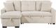 Homelegance® Rhett 3-Piece Beige Right-Arm Facing Reversible Sleeper Sectional-3