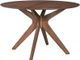 Liberty Furniture Space Savers Satin Walnut Round Pedestal Table-0