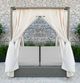 VIG Furniture Renava Marin Beige Outdoor Canopy Sunbed-2