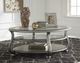Signature Design by Ashley® Coralayne Silver Oval Coffee Table-2