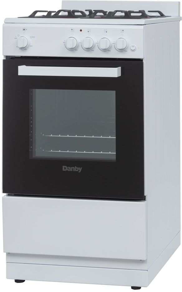 Danby 20" White Freestanding Gas Range-2
