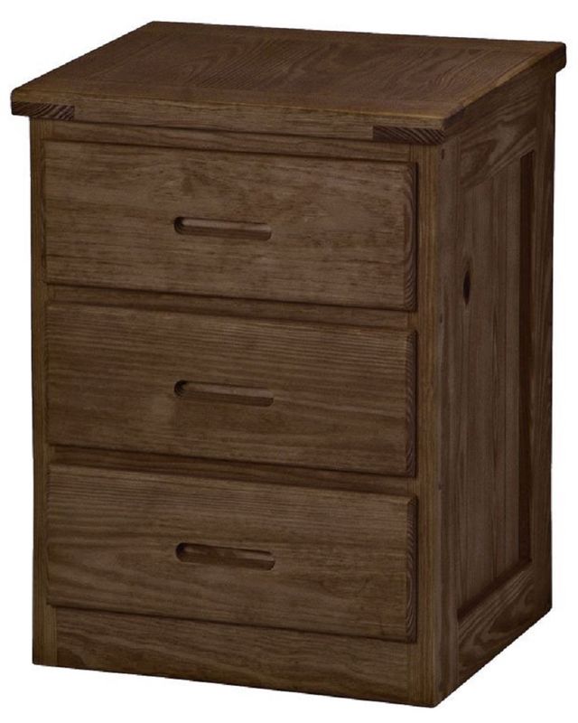 Crate Designs™ Furniture Brindle 30" Tall Nightstand with Lacquer Finish Top Only-0