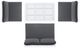 Linon Bluffton 4-Piece Gray/White Acacia/Fabric Outdoor Conversation Set-2