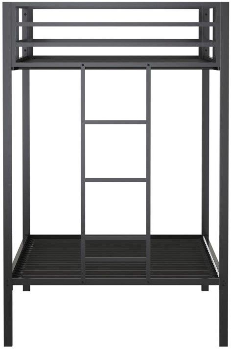 Coaster® Alevera Matte Black Youth Twin/Twin Bunk Bed-2