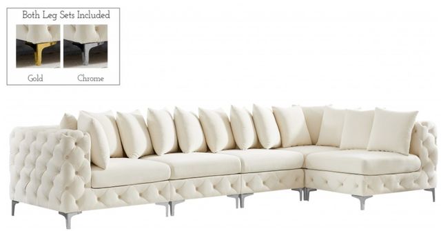 Meridian Furniture Tremblay 5-Piece Cream Modular Sectional-0