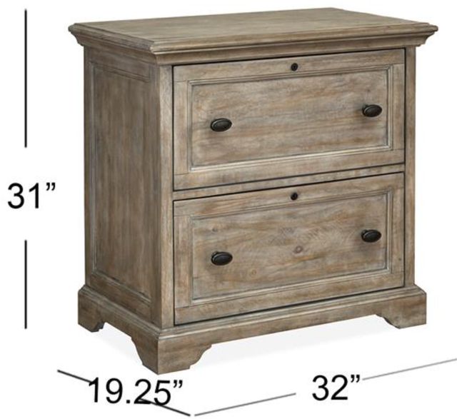 Magnussen Home® Tinley Park Dovetail Gray Lateral File-2