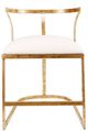 A & B Home Cavendish Gold/White Accent Chair-1