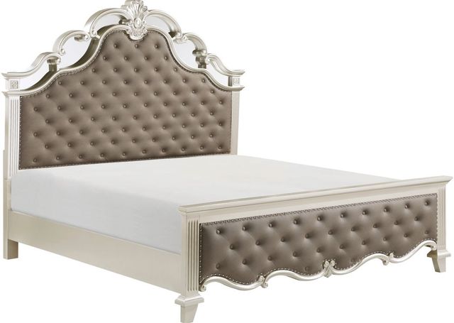 Homelegance® Ever 4-Piece Champagne Queen Panel Bed Set-2