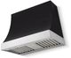 AGA Marquee 36" Matte Black Wall Mounted Range Hood with Polished Chrome Trim-0