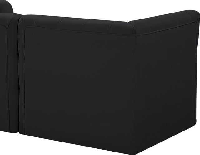Meridian Furniture Tuft 2-Piece Black 70" Velvet Modular Sofa-3