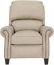 BarcaLounger® Churchill Cashmere Stone Leather Manual Recliner-3