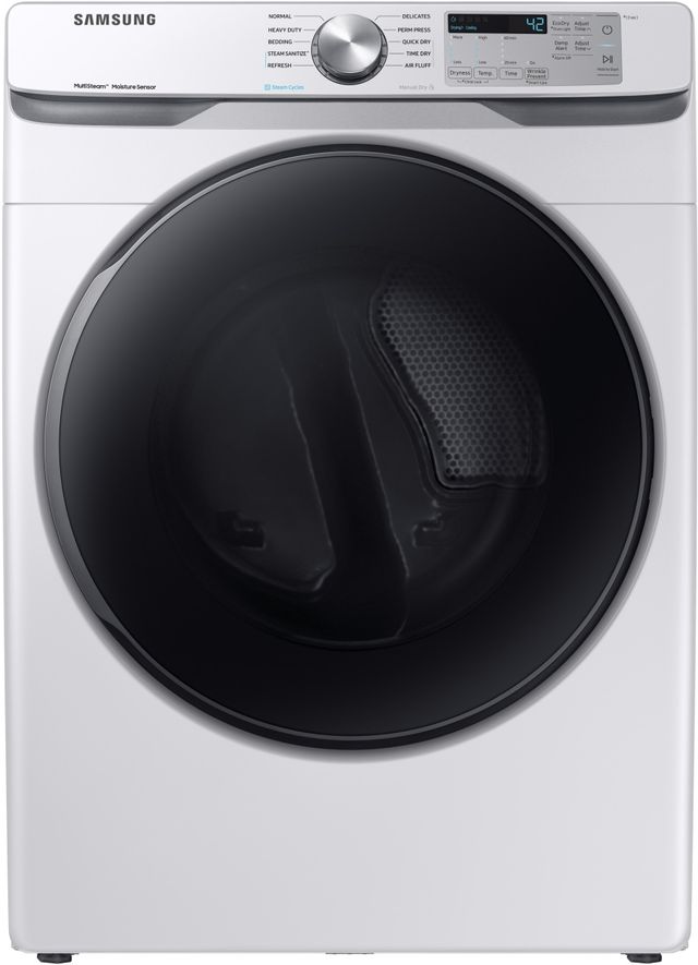 Samsung 7.5 Cu. Ft. White Front Load Gas Dryer-0