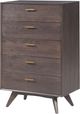 TOV Furniture Loft Brown Wooden 4 Drawer Chest-1