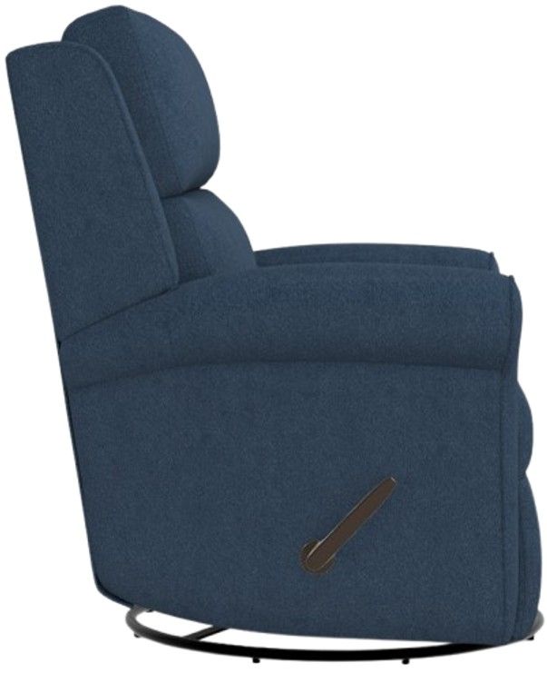 Flexsteel® Belle Lapis Manual Swivel Gliding Recliner-2