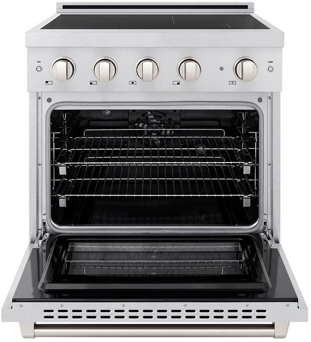 ZLINE Paramount 30" Satin Stainless Steel Pro Style Induction Range-1