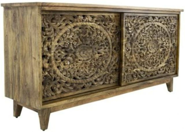 YHD Gracia Brown Large Cabinet-0