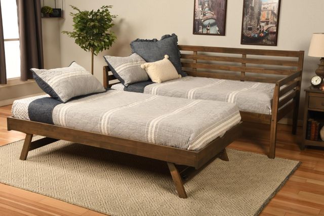 Kodiak Furniture Boho Rustic Walnut Adjustable Daybed -1