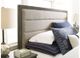 Kincaid Furniture Cascade Gray Ross King Upholstered Panel Bed-1