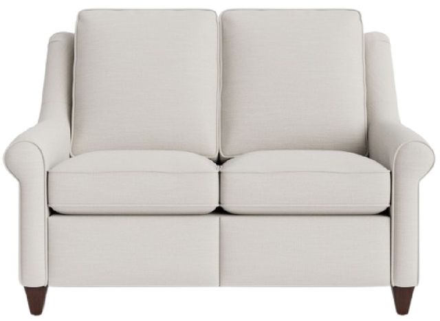Bassett® Furniture Customizable Magnificent Motion Roll Arm Power Reclining Loveseat-1