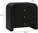 TOV Furniture Hump Black Arched Bedside Chest-1
