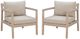 Linon Svana 2-Piece Beige/Natural Fabric/Wood Outdoor Side Chair Set-0