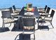 CabanaCoast® Monaco Aluminum 42"x72" Outdoor Extending Dining Table-2