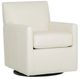 Palliser® Furniture Customizable Pia White Swivel Chair with Two 16" Pillows-0