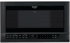 Sharp® Carousel® 1.5 Cu. Ft. Black Over The Counter Microwave