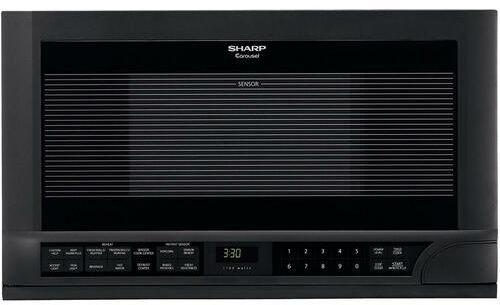 Sharp® Carousel® 1.5 Cu. Ft. Black Over The Counter Microwave-0