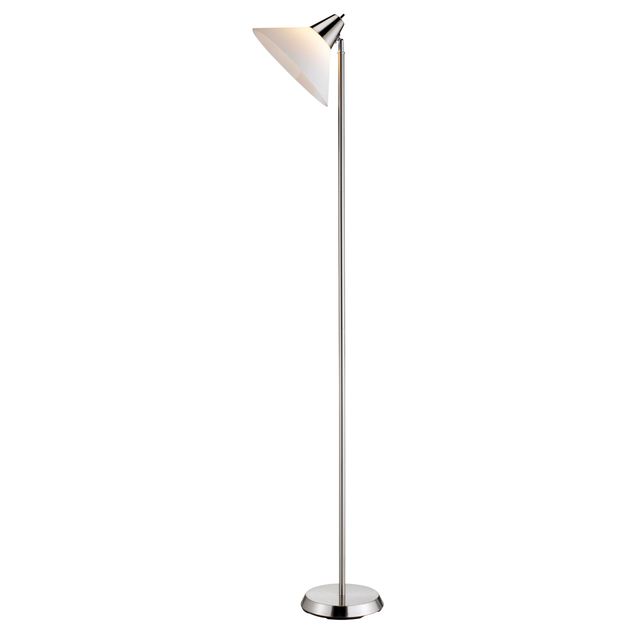 Adesso® Swivel Brushed Torchiere-0