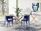 VIG Furniture Modrest Pyrite Gold Glass Console Table-3