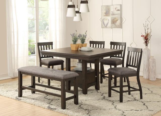 Urban Styles Furniture Kingston Chocolate Counter Height Dining Table-2
